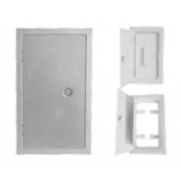 Karl komínová dvířka DK4, 140 x 270mm - bílá