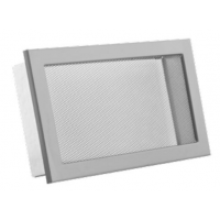 Karl STYLE ventilační mřížka  se síťkou, 200 x 145mm - černá