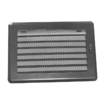 Karl SOLID ventilační mřížka  s uzavíratelnou žaluzií, 195 x 135mm - černá