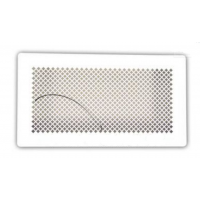 Karl KLASIK ventilační mřížka  bez žaluzie 192 x 186mm - bílá