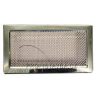 Karl KLASIK ventilační mřížka  bez žaluzie 192 x 123mm - chrom-nikl