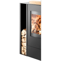 HAAS+SOHN Box na dřevo ke krb. kamnům Nordby