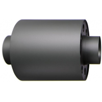 Morafis teplovzdušný výměník 500/320 / 120mm (síla 1,5mm) - černá