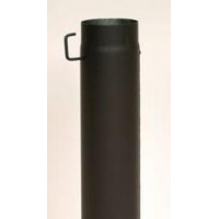 Morafis roura s klapkou 0,5m / 130mm (síla 1,5mm) - černá