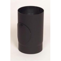 Morafis roura s čistícím otvorem 0,25m / 130mm (síla 1,5mm) - černá