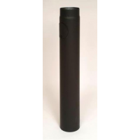 Morafis roura s čistícím otvorem 1m / 160mm (síla 1,5mm) - černá