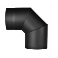 ABX koleno stavitelné 0-90°/ 130mm (síla 1,5mm) - černá