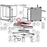 JOTUL - rošt I 570/600