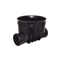 Šachtové dno revizní šachty 400 - DNO,KORUG.ROURA,KG160 PŘÍMÁ T1(vč.těsnění)