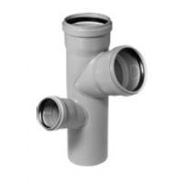 HTEP rohová paneláková odbočka levá DN 110/75/110 87°