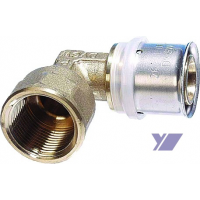 Lisovací koleno s vnitřním závitem COMISA 40 x 5/4