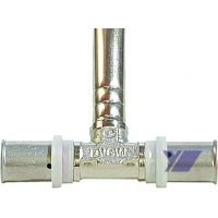 Lisovací T-kus k radiátorům Cu trubka 15mm COMISA, 20 - 1100mm