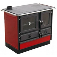 MBS - sporák SD THERMO MAGNUM PLUS ČERVENÁ levý, 14,3kW/10,2kW