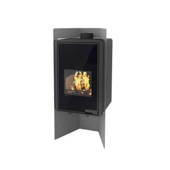 Krbová kamna FLAMINGO DELUXE ® PULAU, šedá